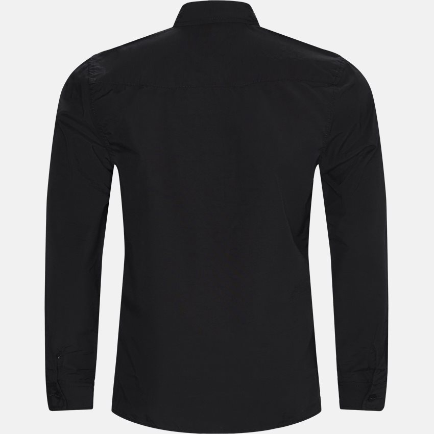 Carhartt WIP Skjorter L/S FIELD SHIRT I027986 BLACK RINSED